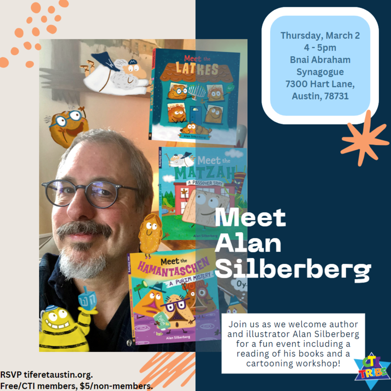 Banner Image for Book Reading & Cartooning Workshop with Alan Silberberg