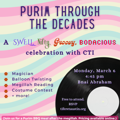 Banner Image for Purim Through the Decades